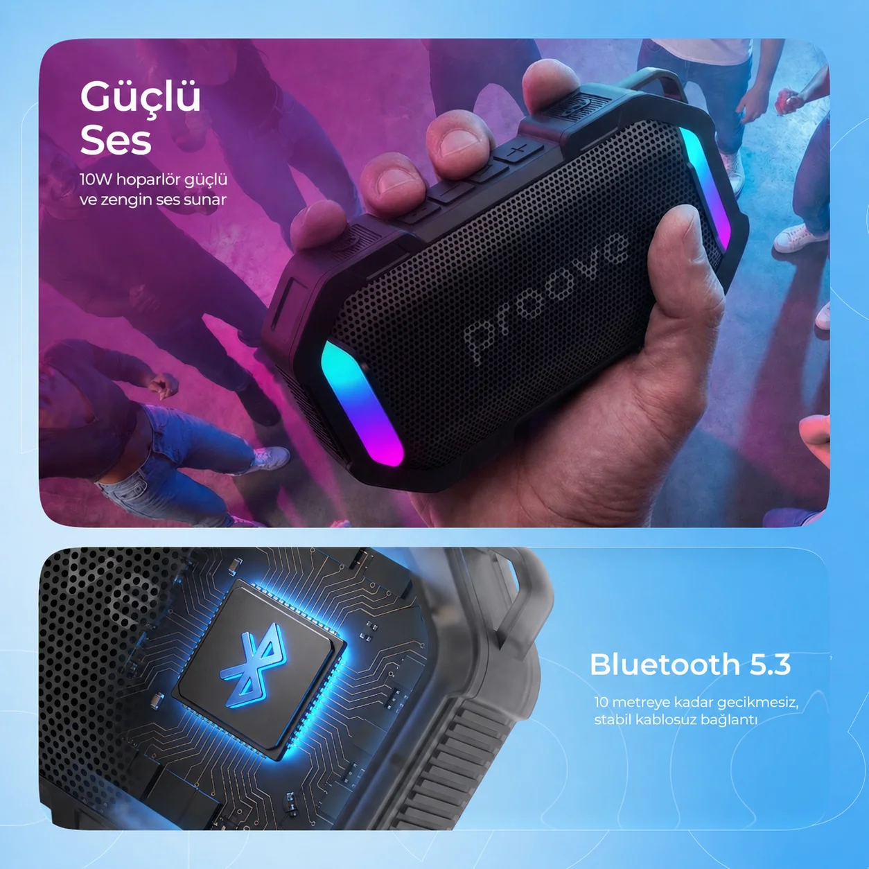 Portable Speaker Proove Black Rock 2